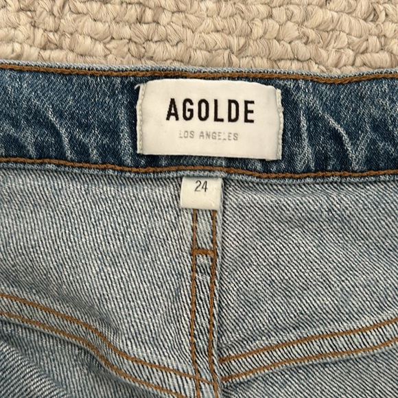 Agolde Riley High Waist Jeans - Picture 7 of 8